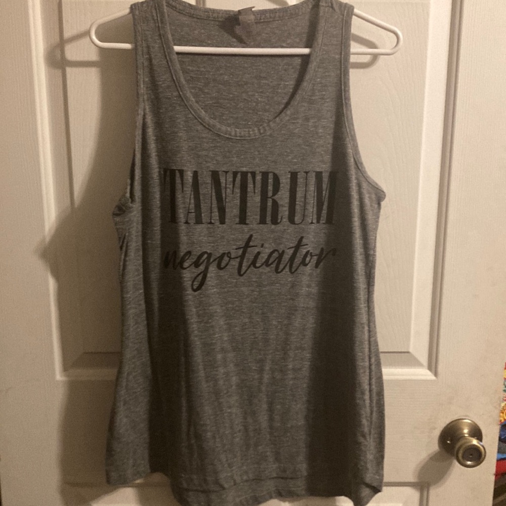 “Tantrum Negotiator” tank top